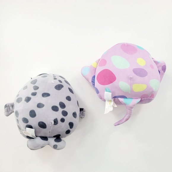 Squishmallows Ocean Animals Plush Lot Aziza the Stingray Isis the Spotted Seal - Picture 2 of 12